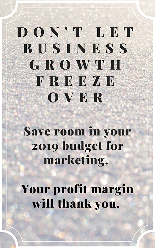 Marketing budget graphic